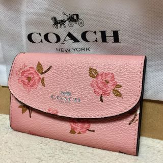 コーチ(COACH)の[ナナ様専用]  COACH コーチ キーケース ピンク×ブラウン(キーケース)