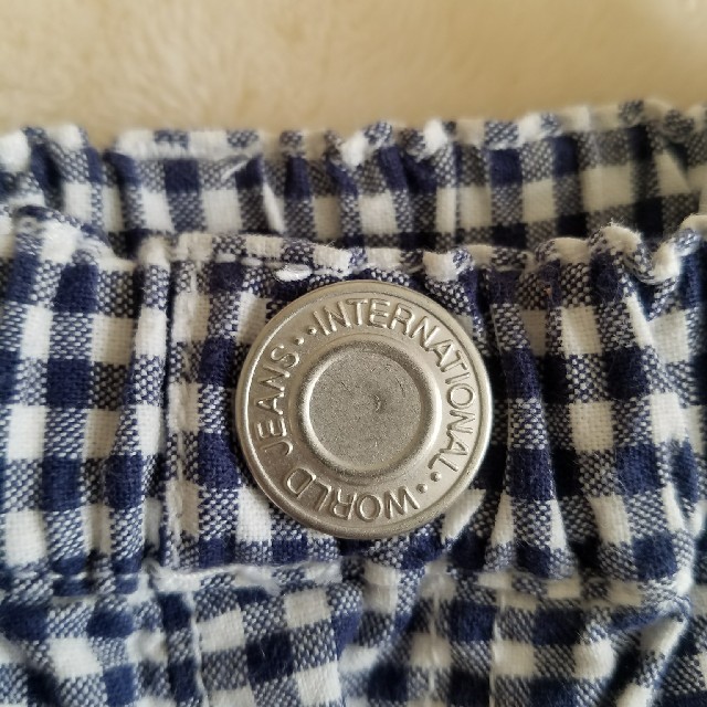 UNIQLO(ユニクロ)のギンガムチェックパンツ キッズ/ベビー/マタニティのベビー服(~85cm)(パンツ)の商品写真