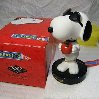 スヌーピー(SNOOPY)のスヌーピー フィギュア World's coolest teacher(キャラクターグッズ)