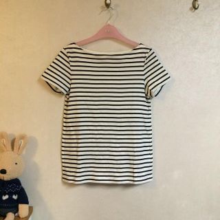 ユニクロ(UNIQLO)のUNIQLO ボーダーカットソー(カットソー(半袖/袖なし))