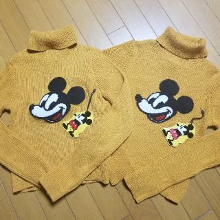 フォーエバートゥエンティーワン(FOREVER 21)の新品未使用 forever21×ミッキー90周年 ニット セーター ディズニーS(ニット/セーター)