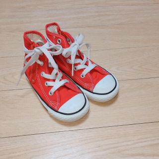 コンバース(CONVERSE)のconvers all star kids red . .(スニーカー)