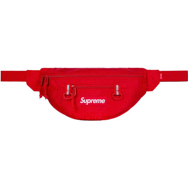 supreme waist bag 赤 red 19ss 新作