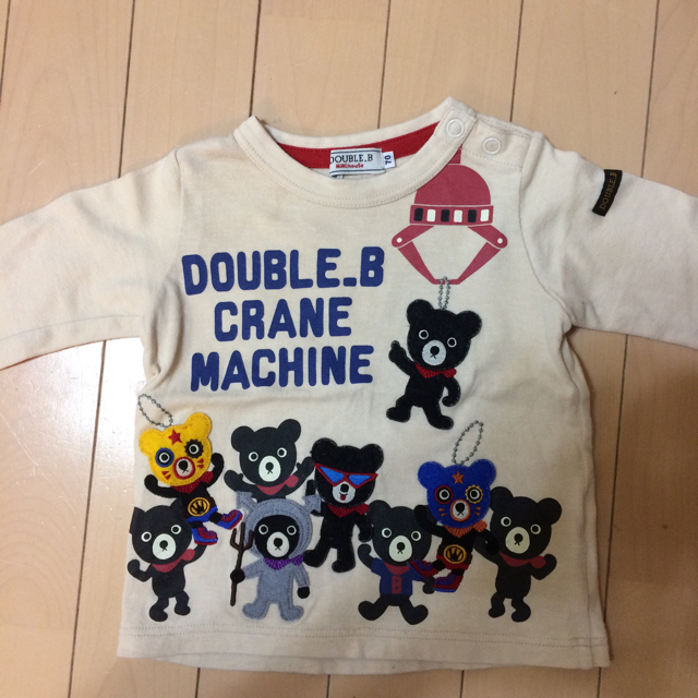 DOUBLE.B(ダブルビー)のさや様専用 ミキハウスダブルB 長袖Tシャツ70 4枚セット キッズ/ベビー/マタニティのベビー服(~85cm)(Ｔシャツ)の商品写真