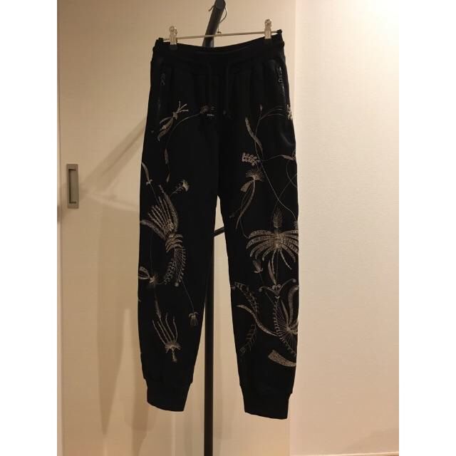 18AW DRIES VAN NOTEN 刺繍スウェットパンツ 18AW DRIES VAN NOTEN 刺繍スウェットパンツ
