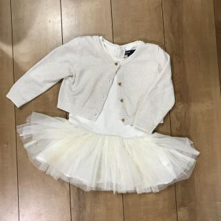 ベビーギャップ(babyGAP)のbabyGap☆チュール ワンピ、カーディガン☆80(ワンピース)