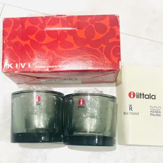 イッタラ(iittala)のイッタラ マリメッコ キャンドルホルダー2個セット(キャンドル)