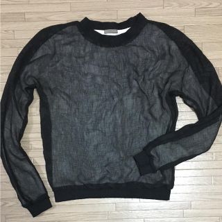 ザラ(ZARA)のZARA シースルートップス(カットソー(長袖/七分))