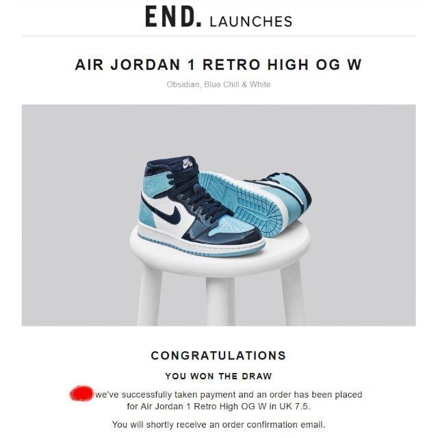 NIKE(ナイキ)のJORDAN 1 obsidian BLUE CHILL UNC メンズの靴/シューズ(スニーカー)の商品写真