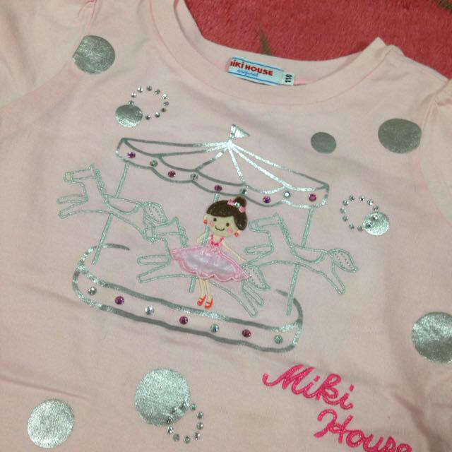 mikihouse(ミキハウス)のTシャツ キッズ/ベビー/マタニティのキッズ服女の子用(90cm~)(その他)の商品写真