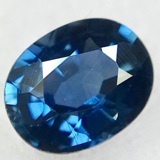 ”スティール・ブルー” 0.3ct UP 天然 モンタナサファイア ルース 鑑別(リング(指輪))