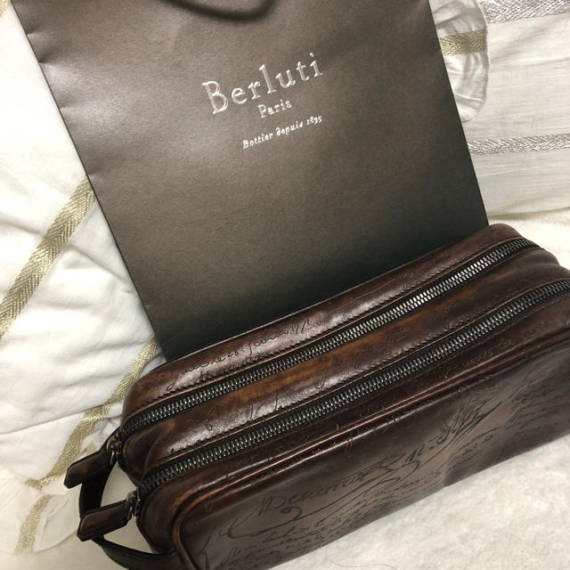 berluti レザー ポーチ セカンドバッグバッグ