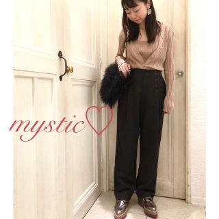 ミスティック(mystic)の今期⁂¥7452【mystic】ダブルボタンタックパンツ(カジュアルパンツ)