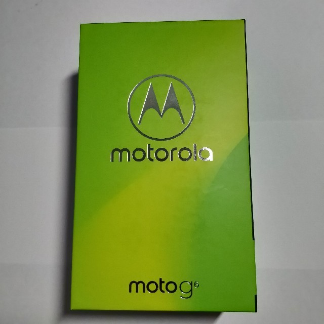 【新品未開封】Motorola moto g6 simフリー Android8