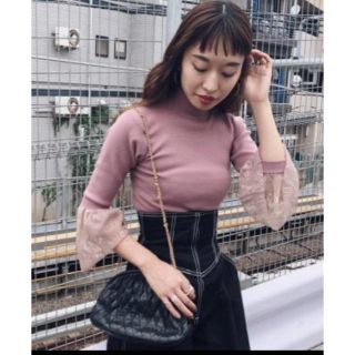 アメリヴィンテージ(Ameri VINTAGE)の♦︎mhelosa様専用 SEE THROUGH BELL KNIT ♦︎(ニット/セーター)