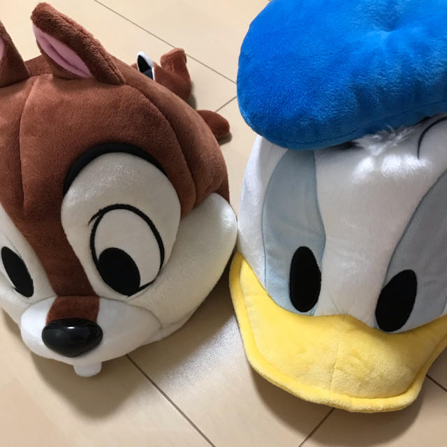 Disney(ディズニー)のドナルド チップ 帽子 ファンキャップ エンタメ/ホビーのおもちゃ/ぬいぐるみ(キャラクターグッズ)の商品写真