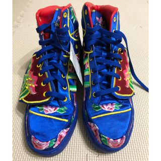 ジェレミースコット(JEREMY SCOTT)の発送4/6以降！adidasジェレミースコット 花刺繍 28.5cm(スニーカー)