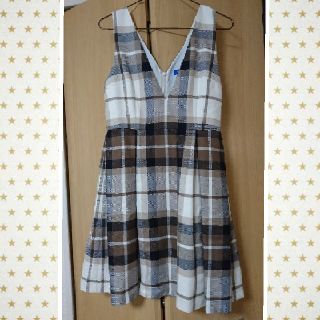 バーバリーブルーレーベル(BURBERRY BLUE LABEL)のクレストブリッジ☆チェック柄ワンピース(ひざ丈ワンピース)