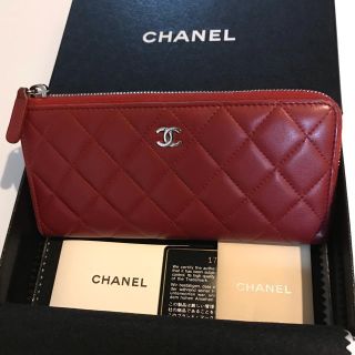 シャネル(CHANEL)のちゃー様専用です。シャネル 長財布 マトラッセ 赤(財布)