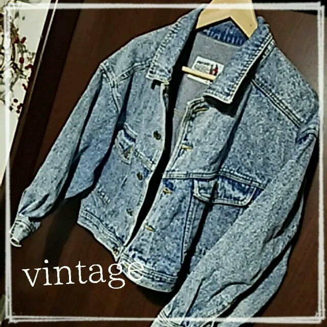 vintageケミカルウォッシュGジャン レディースのジャケット/アウター(Gジャン/デニムジャケット)の商品写真
