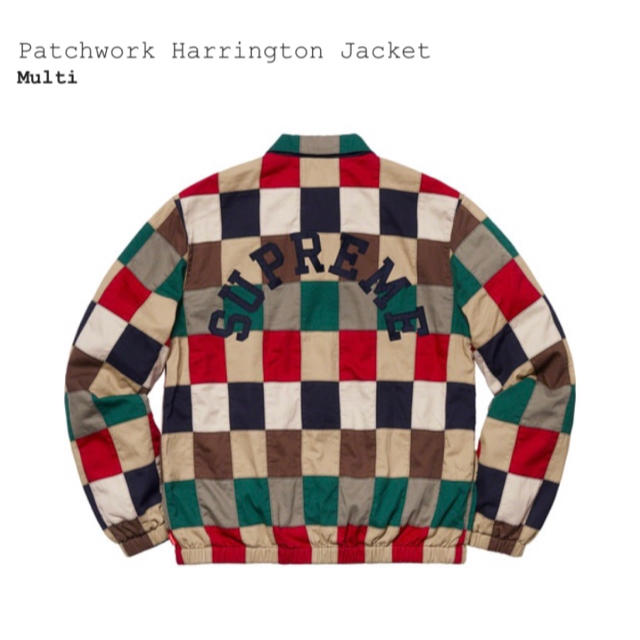 supreme Patchwork Harrington Jacket m