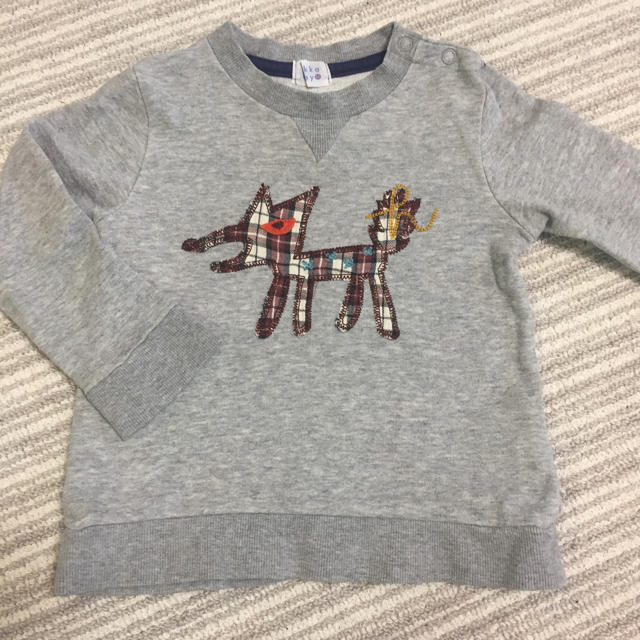 hakka baby(ハッカベビー)の～7 hakka baby ハッカベビー トレーナー キッズ/ベビー/マタニティのキッズ服男の子用(90cm~)(Tシャツ/カットソー)の商品写真