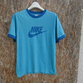 NIKE - NIKEナイキ リンガー（トリム）Tシャツ 青×水色ツートンカラーの通販｜ラクマ