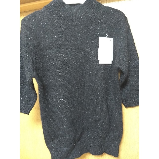 【未使用】黒七分袖セーター（M）の通販 by rakuten_nakasuke's shop｜ラクマ