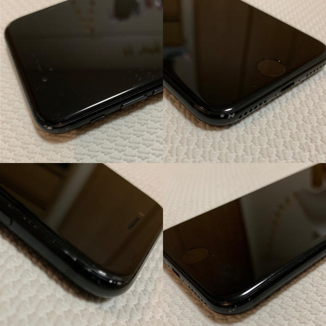 Apple(アップル)のiPhone 7 Jet Black 128 GB SIMロック解除済 スマホ/家電/カメラのスマートフォン/携帯電話(スマートフォン本体)の商品写真
