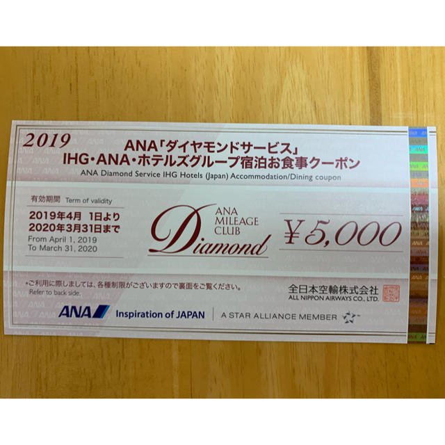 ANAダイヤモンドサービス 宿泊お食事クーポン 40000円分