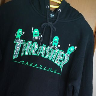 ローリングクレイドル(ROLLING CRADLE)のROLLING CRADLE ×THRASHER スウェットパーカー(パーカー)