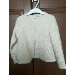 ザラキッズ(ZARA KIDS)のZARA　kids ツイード　ボレロ　ジャケット　110センチ(ジャケット/上着)