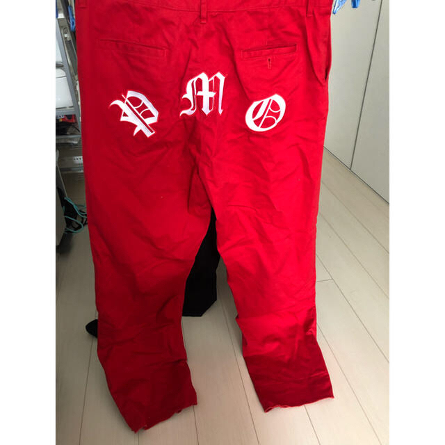 PEACEMINUSONE G-DRAGON ワークパンツ 赤