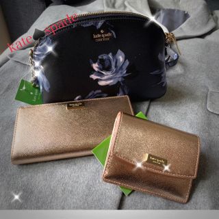 ケイトスペードニューヨーク(kate spade new york)の新品 ♠️【kate spade】ピンクゴールド✨ スリム長財布(長財布)