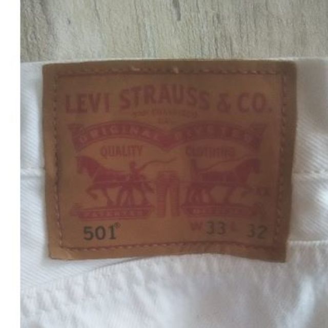 Levi's(リーバイス)のリーバイス　501　ホワイトジーンズ メンズのパンツ(デニム/ジーンズ)の商品写真