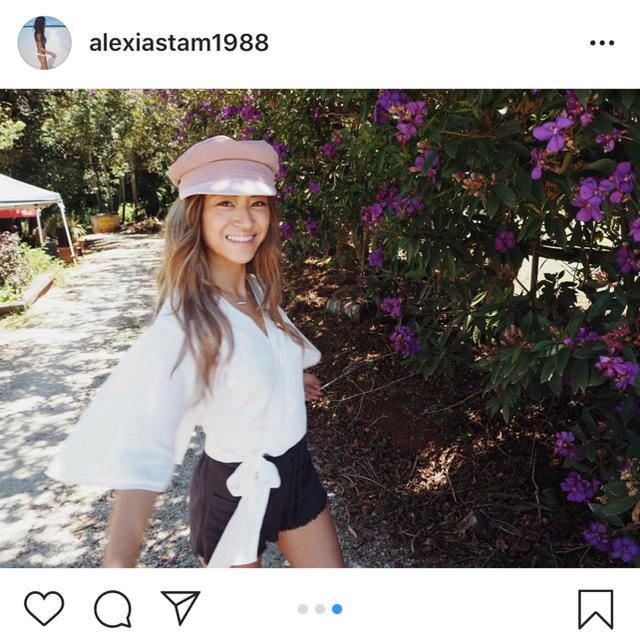 ALEXIA STAM(アリシアスタン)のlack of color スウェードキャスケット Sサイズ レディースの帽子(キャスケット)の商品写真