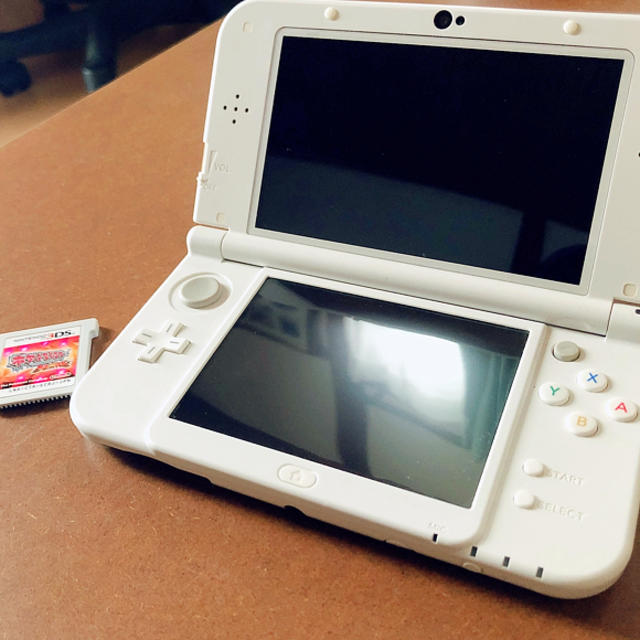 New ニンテンドー 3DS LL パールホワイト、オメガルビー付
