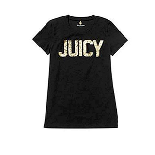 ジューシークチュール(Juicy Couture)のJUICY COUTURE SEQUINS Tee ティー シャツ トップ(Tシャツ(半袖/袖なし))