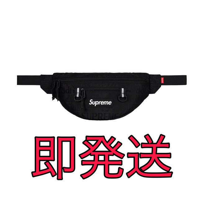 バッグsupreme 19ss Waist Bag Black ウエストバッグ 黒