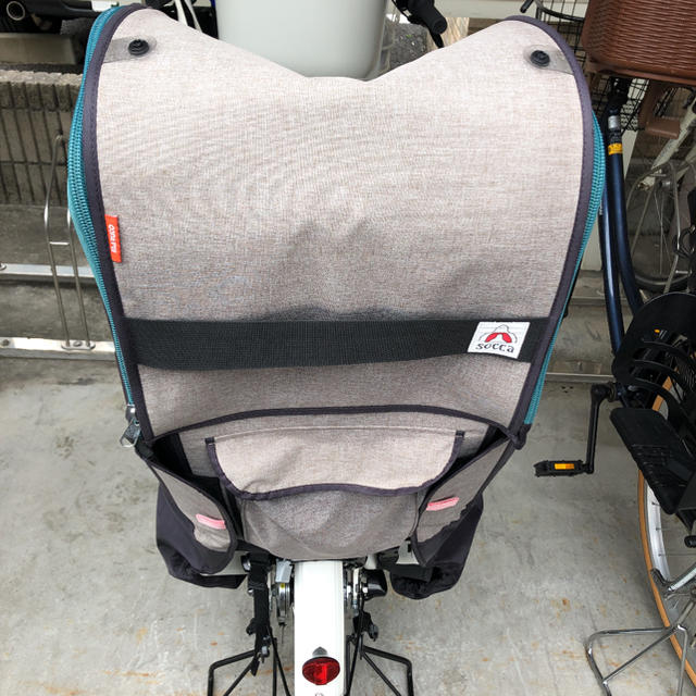 OGK(オージーケー)のsocca ソッカ カバー 子供乗せカバー 自転車用カバー キッズ/ベビー/マタニティの外出/移動用品(自転車)の商品写真