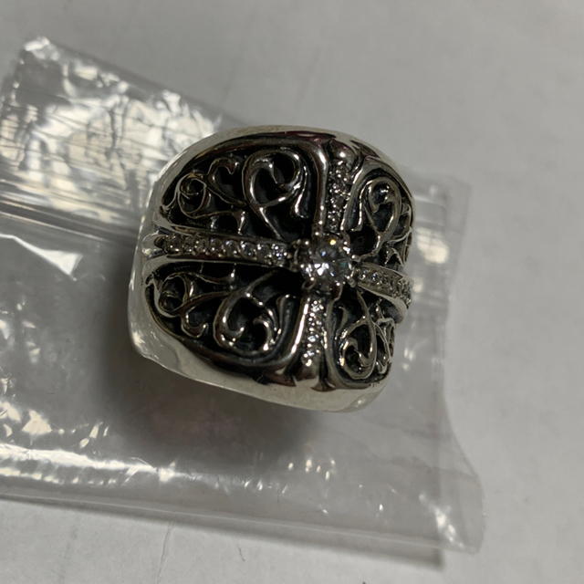 Chrome Hearts - クロムハーツ クラッシックオーバルクロスリング/16号/新品加工/フルパヴェの通販 by mmj's shop