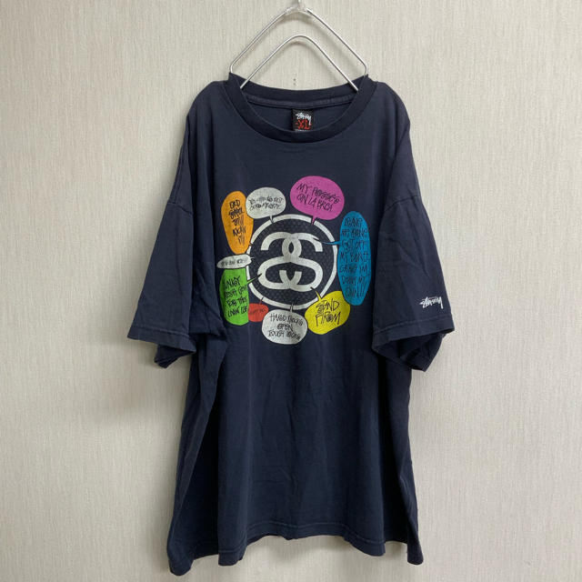 STUSSY(ステューシー)の【 STUSSY 】フロント プリント デザイン Tシャツ XLサイズ メンズのトップス(Tシャツ/カットソー(半袖/袖なし))の商品写真