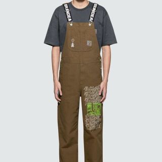 カーハート(carhartt)のbrain dead carhartt bib over all brown s(サロペット/オーバーオール)