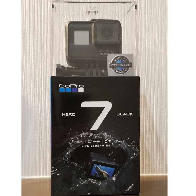 新作登場安い GoPro - Go PRO HERO7 ブラック CHDHX-701-FWの通販 by