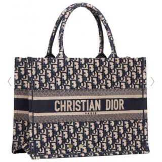 クリスチャンディオール(Christian Dior)の3/6発売 新品未使用 Dior ブックトート ミニ ブルー(トートバッグ)