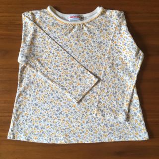 ミキハウス(mikihouse)の美品 ミキハウス 花柄 トップス(Tシャツ/カットソー)