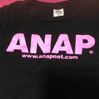 アナップ(ANAP)のアナップ 黒いTシャツ(Tシャツ/カットソー)