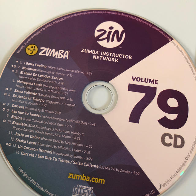 ズンバ DVD  CD  zin79