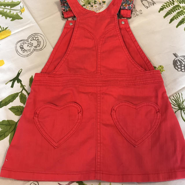 Boden(ボーデン)のミニボーデン デニム ジャンパースカート 4-5y キッズ/ベビー/マタニティのキッズ服女の子用(90cm~)(ワンピース)の商品写真