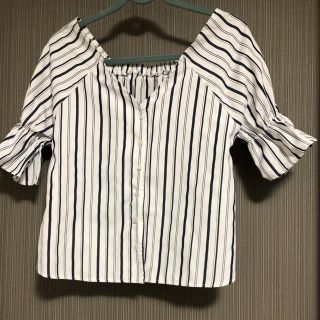 デュラス(DURAS)の【美品】DURASボーダーシャツ・カットソー(シャツ/ブラウス(長袖/七分))